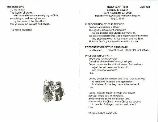 2006-07-02.baptism.program.seren-snyder.1.fumc.northville.mi.us 