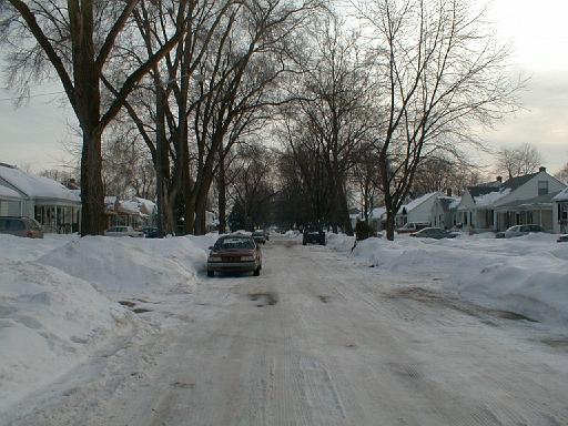 1999-01-17.winter.yard_front.view_south.redford.mi.us 